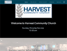 Tablet Screenshot of harvestcc.org